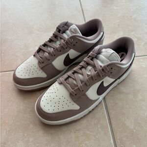 Nike Dunk Low Sneakers - Sail/Plum Eclipse/Diffused Taupe